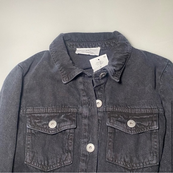 Black Denim Mini Dress - Picture 4 of 4